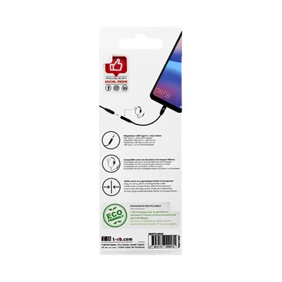 Adapter TNB, USB Type-C to 3.5 mm jack