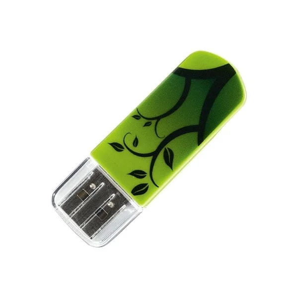 USB флаш памет Verbatim Mini Elements, USB 2.0, 16 GB, земя