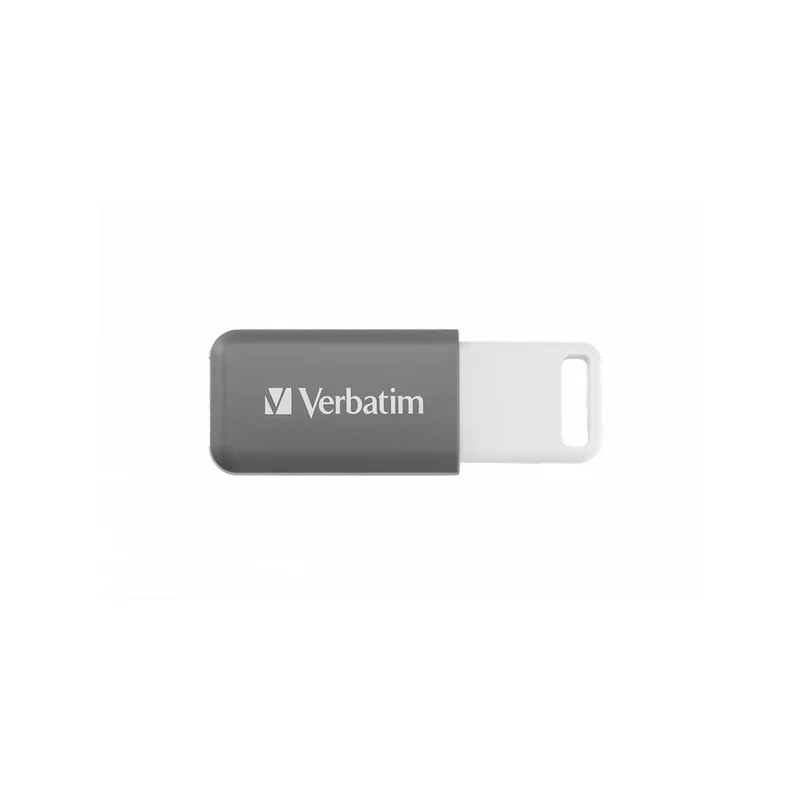 USB флаш памет DataBаr Verbatim, USB 2.0, 128 GB, сива