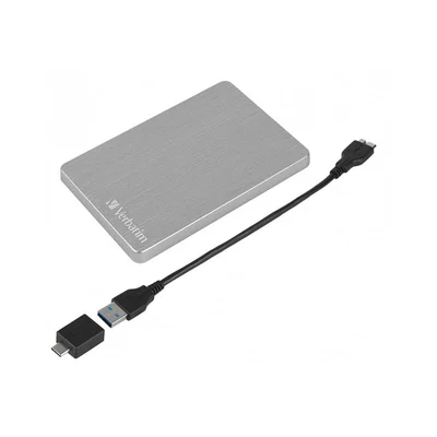 Външен HDD твърд диск Verbatim Store 'n' Go Alu, 1 TB, сребрист