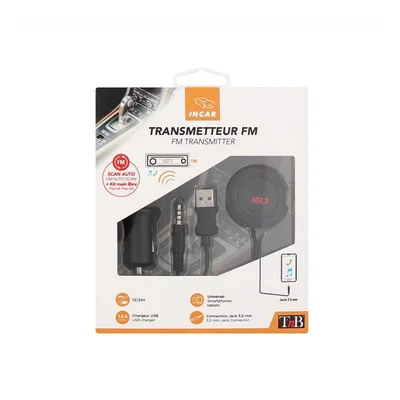 Трансмитер TNB FM, 3.5 mm жак, Hands Free