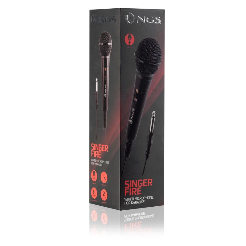 Микрофон NGS Singer Fire, 6.3 mm жак