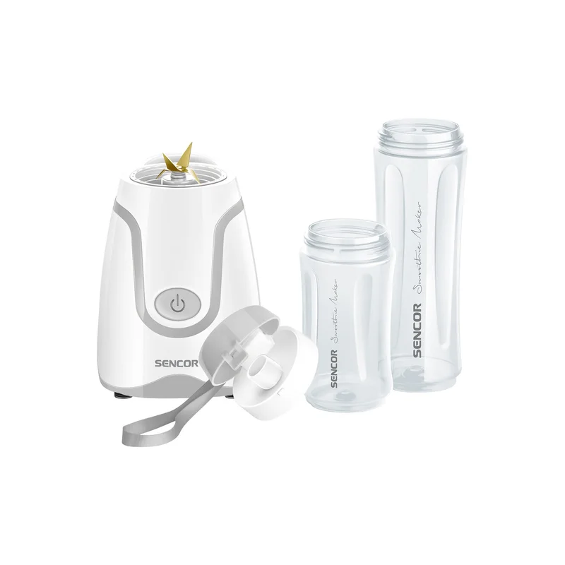 Шейкър Sencor Smoothie, 500 W, 0.6 L, бял, 220V