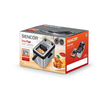 Deep fryer Sencor SFR 7200SS, 2200 W, silver