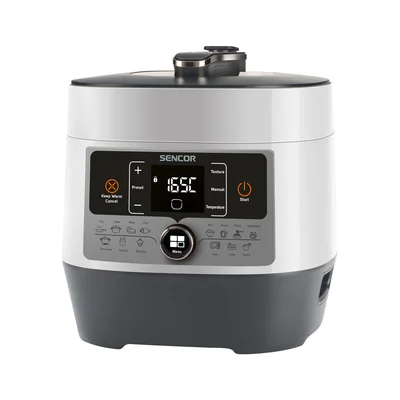 Мултикукър Sencor SPR 3600WH, под налягане, с 14 програми, 5.5 L, 1000 W, 220V