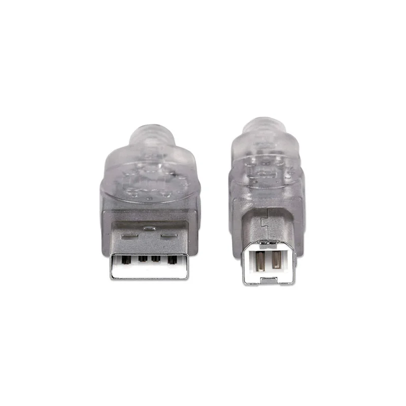 Кабел Manhattan, USB 2.0 A Male/USB 2.0 B Male, 5 m, USB Type A, USB Type B