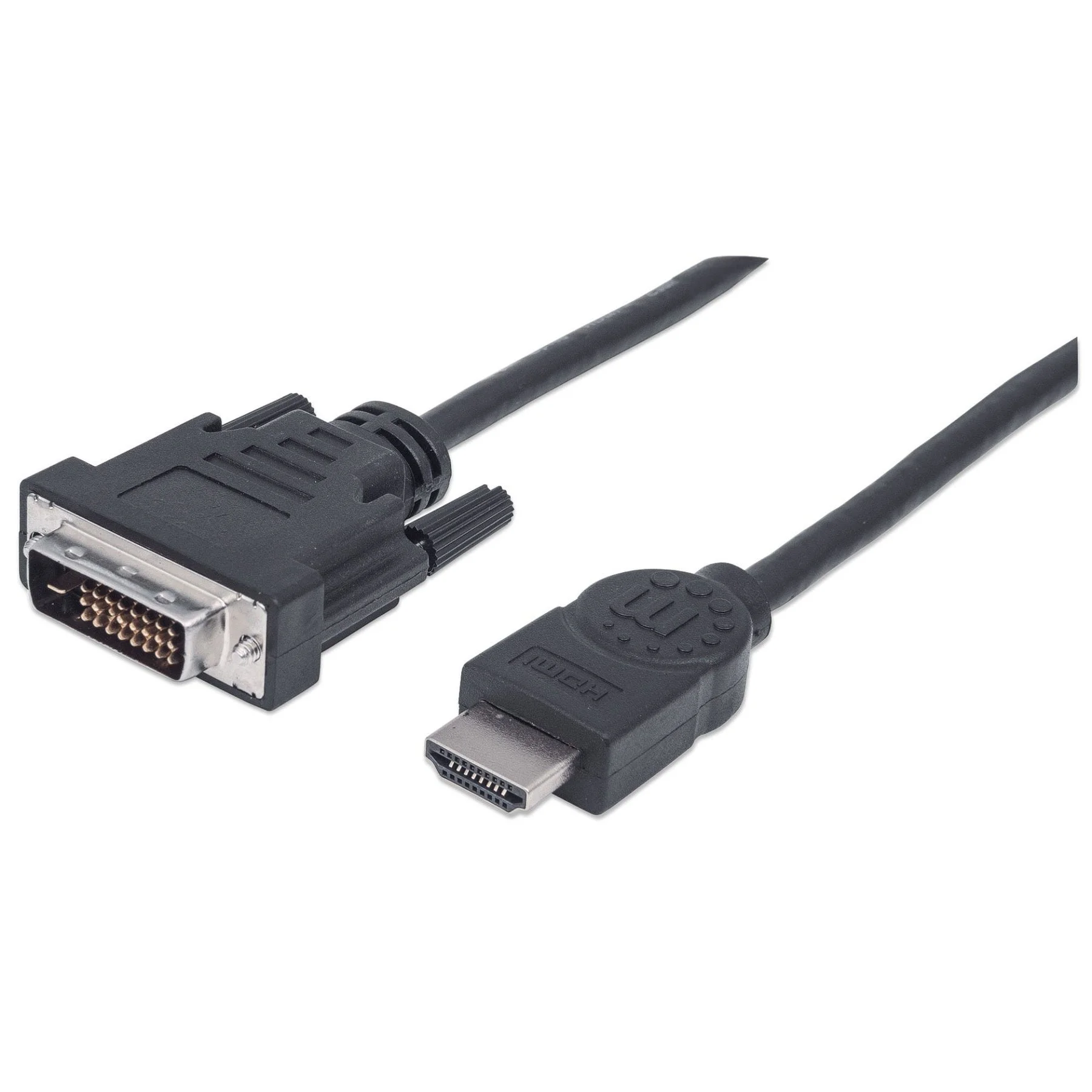Adapter Manhattan HDMI MALE to DVI-D 24+1 MALE, 1.8 m