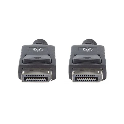 Cable Manhattan DisplayPort Male/DisplayPort Male, 2 m, black