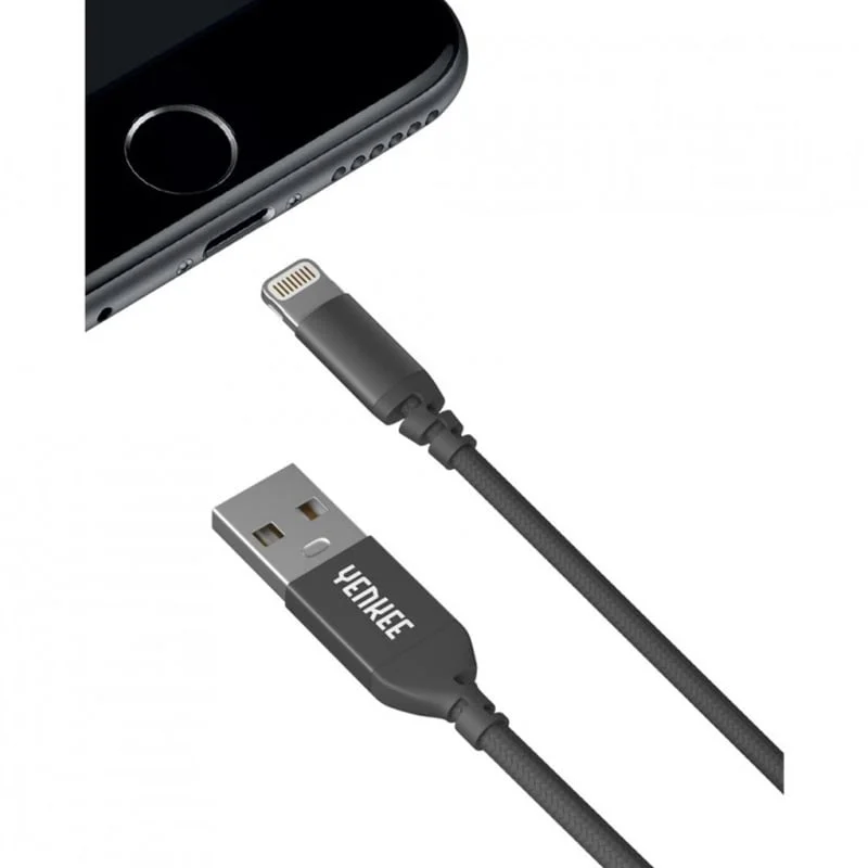 Cable Yenkee 611 BK USB Male to Lightning Male, 1 m, USB 2.0, black