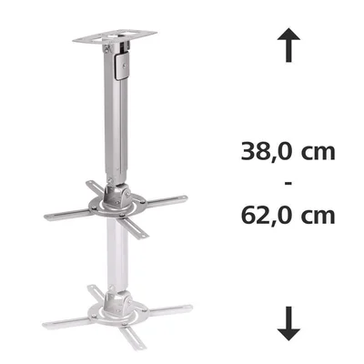 Hama Стойка за проектор 108784, за таван, 38 - 62 cm, до 8 kg