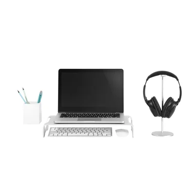 Stand for headphones Lumi HPS01-1, aluminum, gray