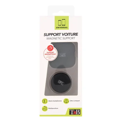 Holder for phone for car TNB, magnetic, with adhesive