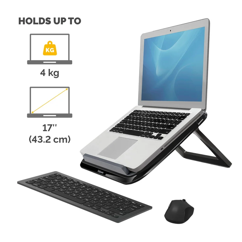 Stand for laptop Fellowes I-Spire, cooling, up to 17'', black