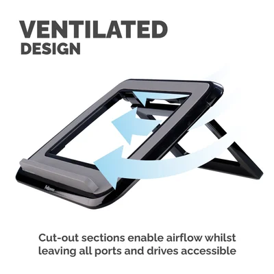 Stand for laptop Fellowes I-Spire, cooling, up to 17'', black