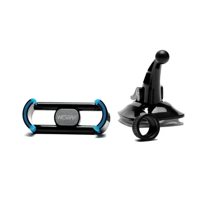 Stand for phone for car Wesdar C8, vacuum, minimum diagonal 3.5 inch