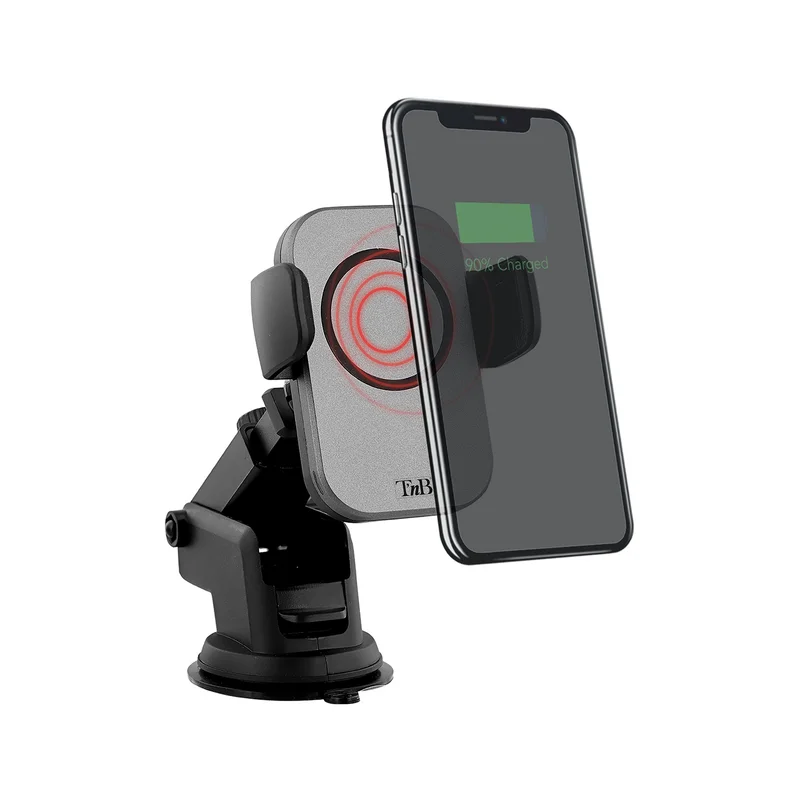 Charging stand TNB Premium, motorized, wireless, 15W, black, 7''