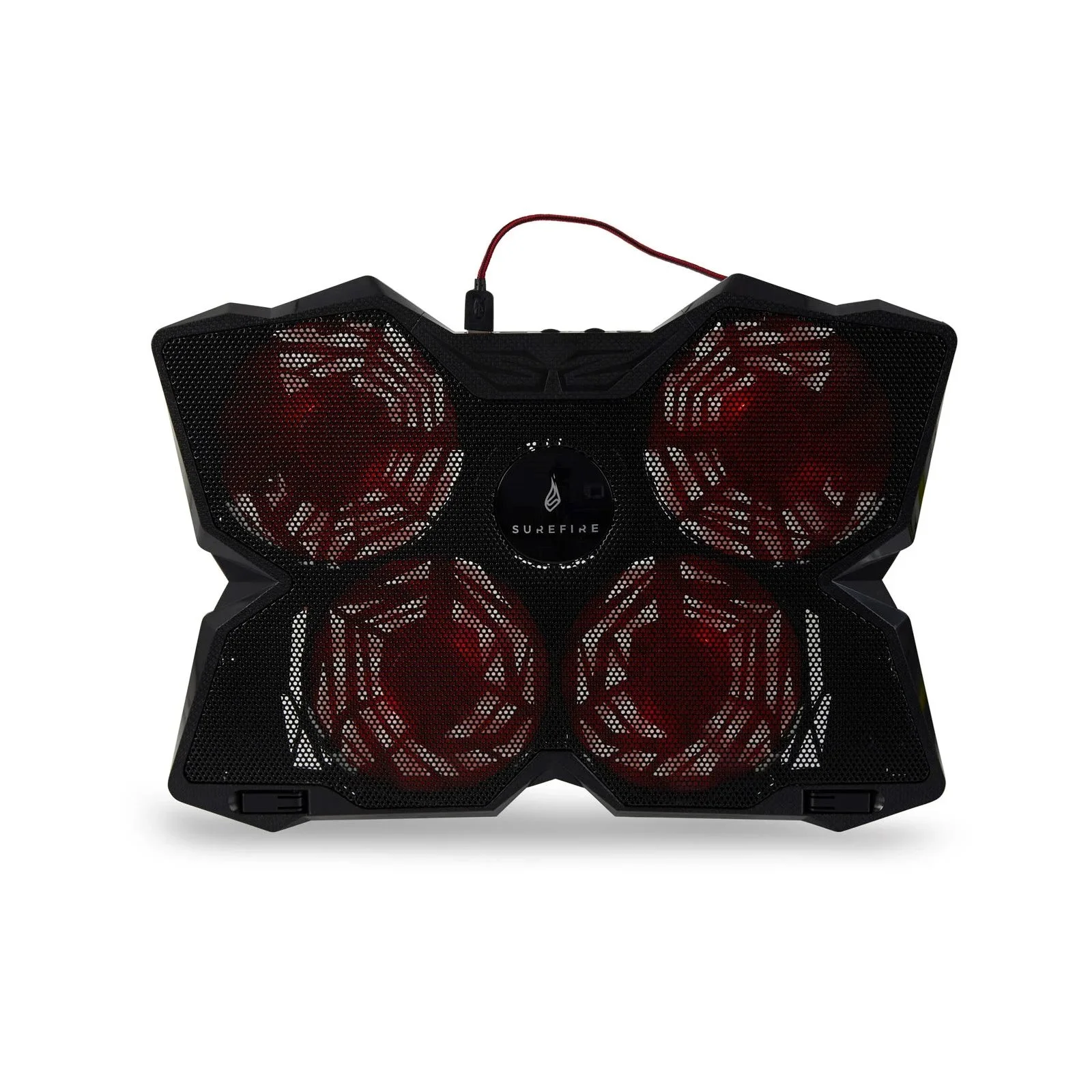 Stand for laptop SureFire Bora, cooling, red