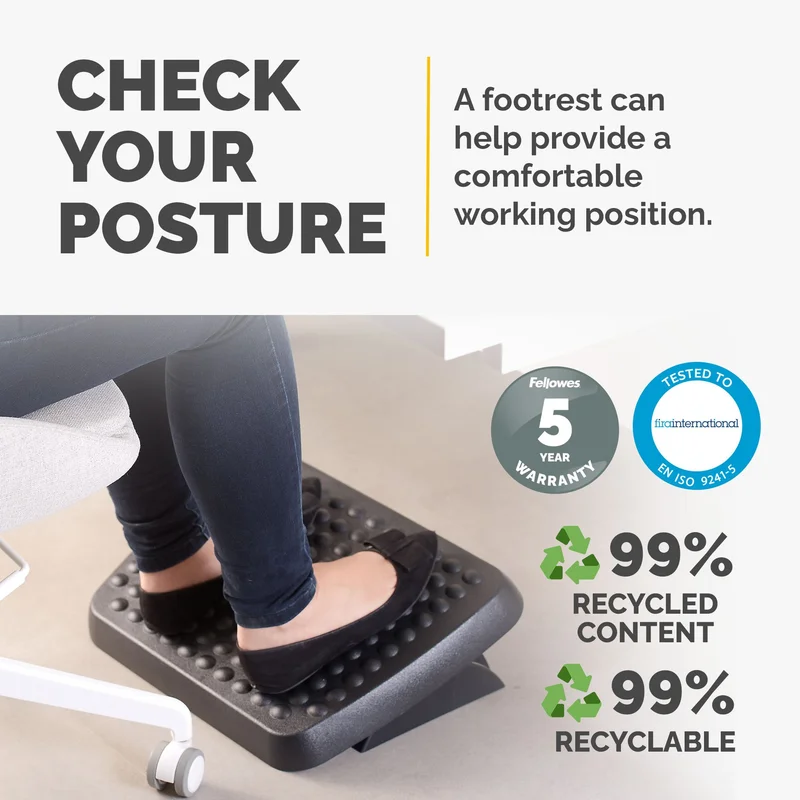 Fellowes Footrest, variable tilt