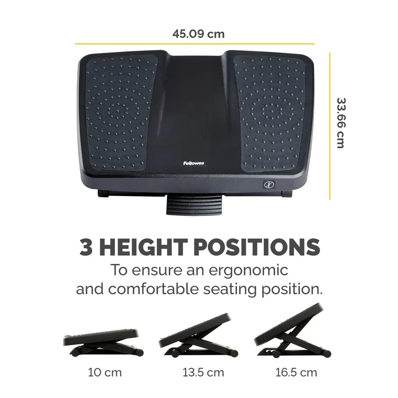 Fellowes Footrest, adjustable tilt, professional