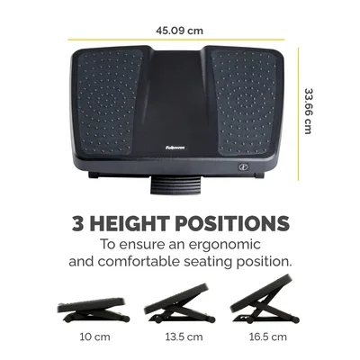 Fellowes Footrest, adjustable tilt, professional
