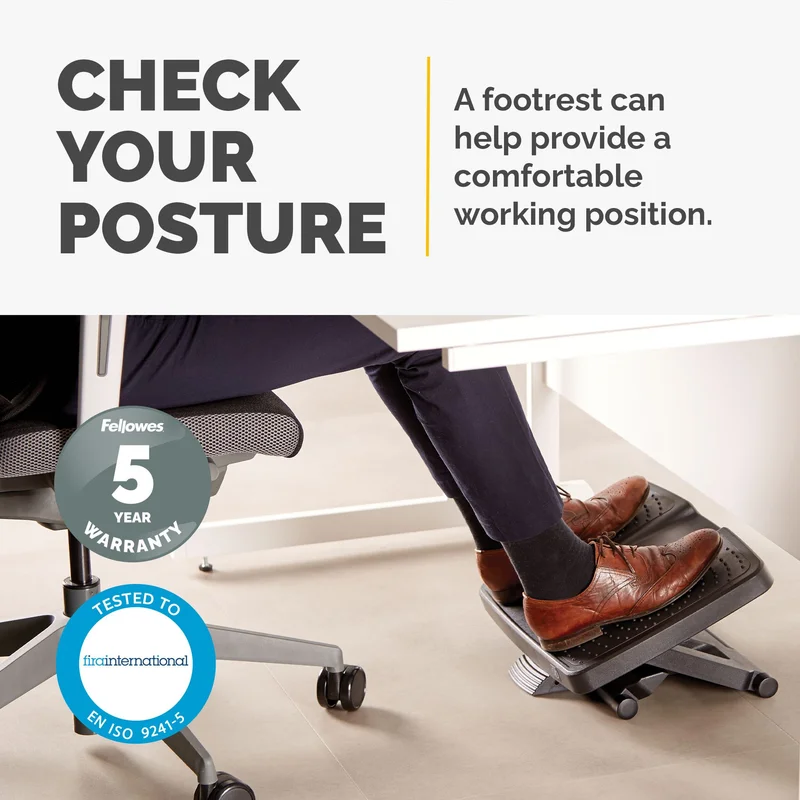 Fellowes Footrest, adjustable tilt, professional