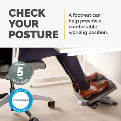Fellowes Footrest, adjustable tilt, professional