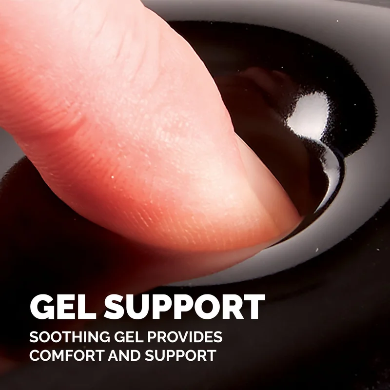 Fellowes Wrist Rest, Silicone, Black