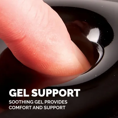 Fellowes Wrist Rest, Silicone, Black