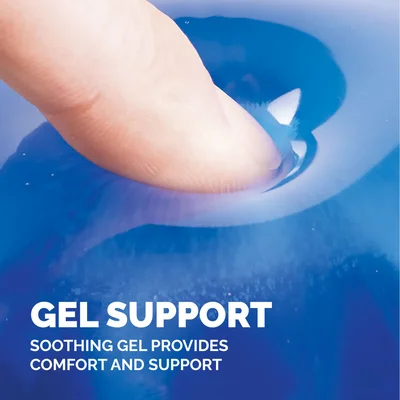 Fellowes Mouse Pad with Silicone Wrist Rest, Blue