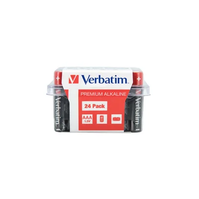 Alkaline battery Verbatim, AAA, 1.5 V, 24 count