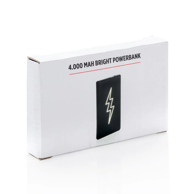 XD Power Bank Light Bank, 4000 mAh, black