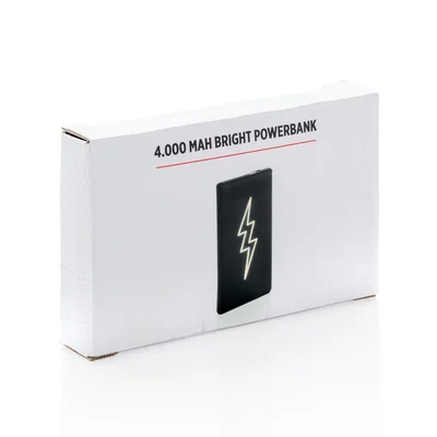 XD Power Bank Light Bank, 4000 mAh, black