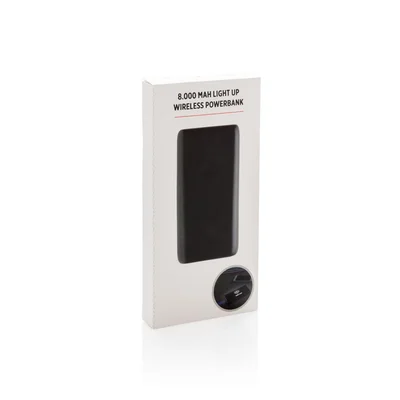 XD Power bank Light Bank, 8000 mAh, black