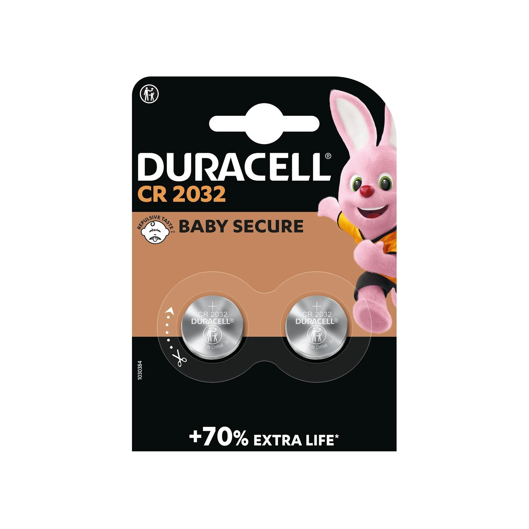 Lithium battery Duracell CB MES LM 2032, 3 V, 2 number