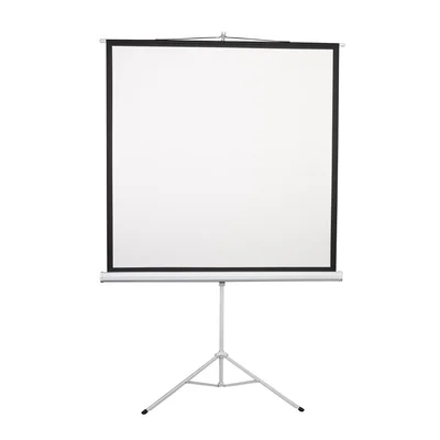 Projection screen Lumi, 172 x 172 cm, on stand