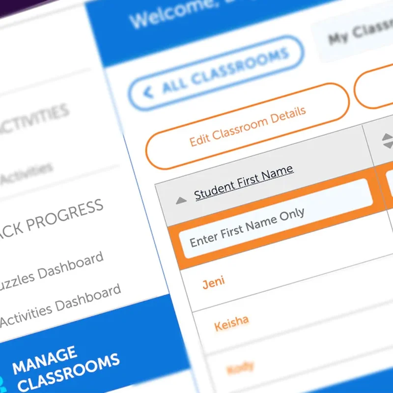 Software for development of students Wonder, for 2 years