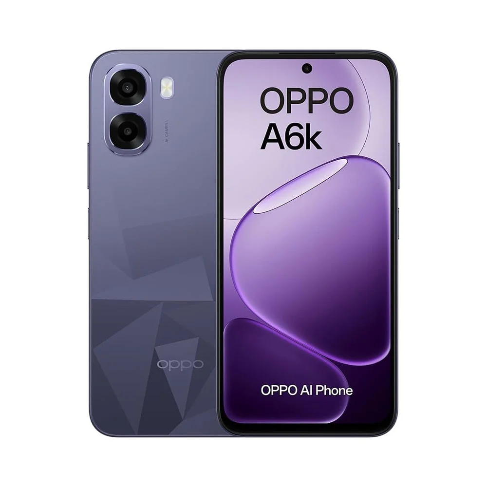 Smartphone Oppo A6K, 4G, 256 GB, 4 GB RAM, 50 MP camera, 6.75'', black