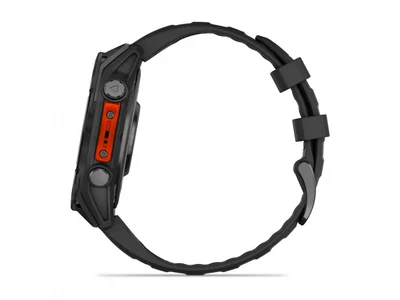 Смарт часовник Garmin Fenix 8, 1.4'', 47 mm, сиво-черен