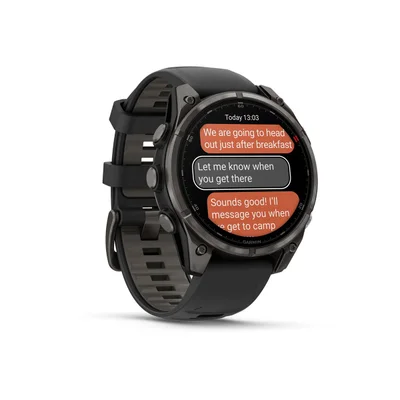 Garmin Fenix 8 Smartwatch, 1.4'', 47 mm, grey-black
