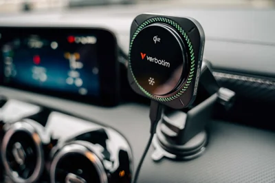 Зарядно за кола Verbatim Charge'n'Drive QI2, RGB