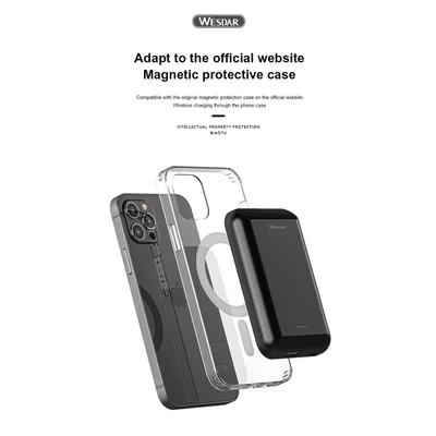 External battery Wesdar S293, 5000 mAh, black
