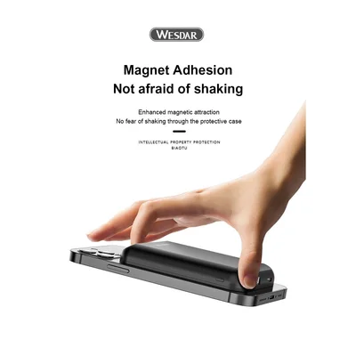 External battery Wesdar S293, 5000 mAh, black