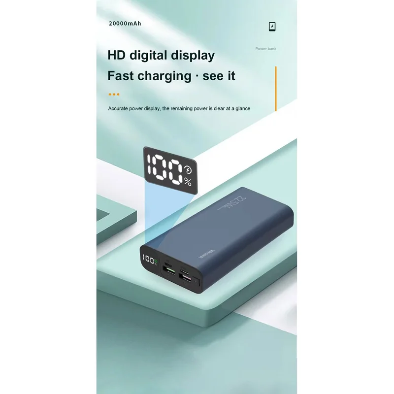 External battery Wesdar S301, 20000 mAh, green