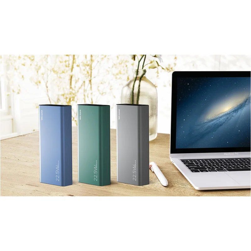 External battery Wesdar S301, 20000 mAh, green