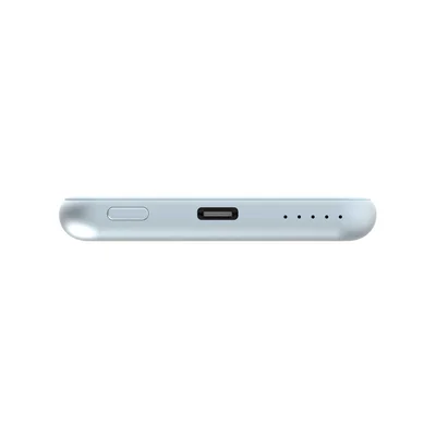 Външна батерия Verbatim Charge 'n' Go, магнитна, 5000 mAh, USB Type-C, синя