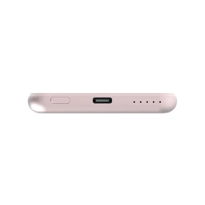 Външна батерия Verbatim Charge 'n' Go, магнитна, 5000 mAh, USB Type-C, розова