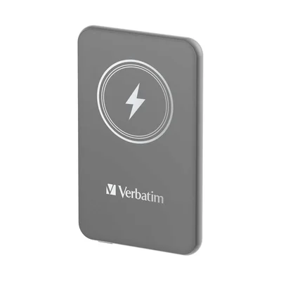 External battery Verbatim Charge 'n' Go, magnetic, 5000 mAh, USB Type-C, gray