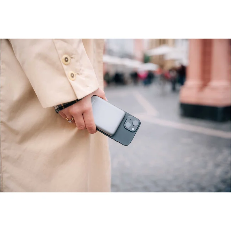 Външна батерия Verbatim Charge 'n' Go, магнитна, 10000 mAh, USB Type-C, сива