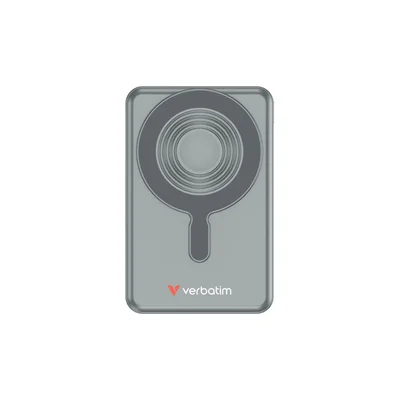 Външна батерия Verbatim Charge'n'Go, с дисплей, 10000 mAh, сива