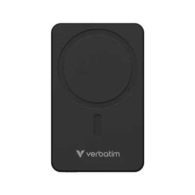 Външна батерия Verbatim Charge'n'Go, магнитна, 10000 mAh, черна
